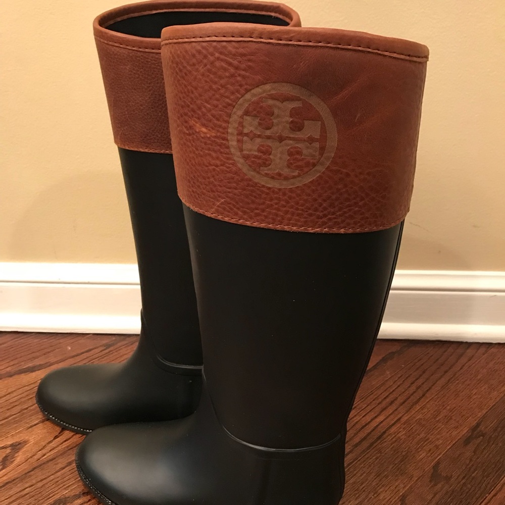 Tory Burch Rubber Riding Boots